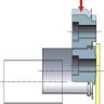 ролики SS для винтового желобка - схема формовки роликами SS  винтового желобка